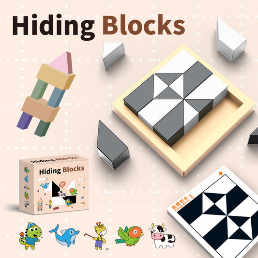 Puzzle Hidden Building Blocks Puzzle Toys